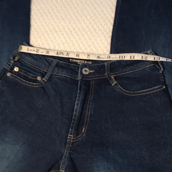 🌸4/15$ Express Jeans bootcut size 3/4 - Picture 12 of 16